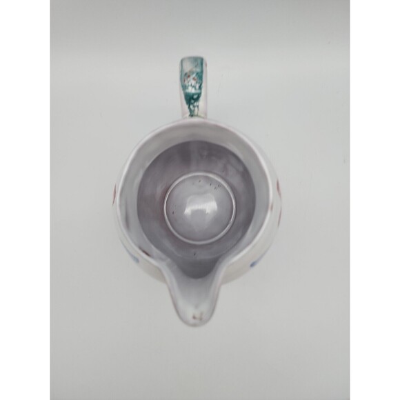 Arabian Hand Painted Pitcher Floral made In Finland 32 oz Marked CY3 - Picture 5 of 11